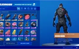 CONTA FORTNITE TODAS AS TEMPORADAS COM CAVALHEIRO NEGRO PC