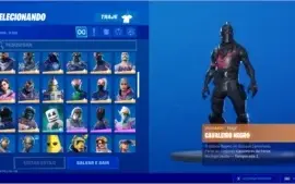 CONTA FORTNITE TODAS AS TEMPORADAS COM CAVALHEIRO NEGRO PC