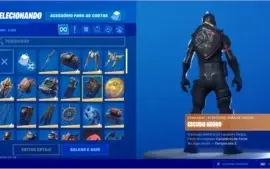 CONTA FORTNITE TODAS AS TEMPORADAS COM CAVALHEIRO NEGRO PC