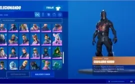 CONTA FORTNITE TODAS AS TEMPORADAS COM CAVALHEIRO NEGRO PC