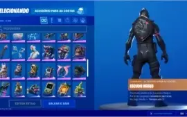 CONTA FORTNITE TODAS AS TEMPORADAS COM CAVALHEIRO NEGRO PC