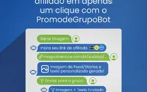 Bot para Afiliados Amazon, Mercado Livre e Magalu - 30 Dias