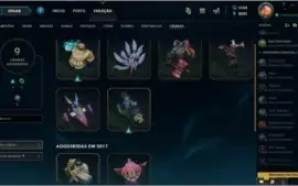 Conta de League Of Legends / 219 Skins / Todos os Heróis