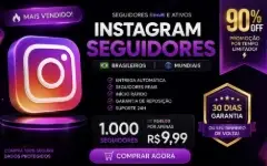 🏆 Mais Vendido | Seguidores Instagram A Partir De R$ 4,99