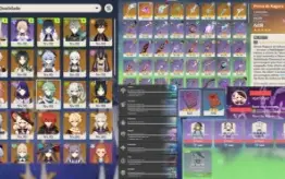 AR60 com 30xT5 Yae+Bis Klee Skin+Bis XiaoC1+Bis Kazuha+Bis