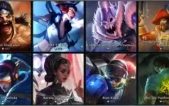 Conta prata II 90 Champions e 56 skins