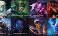 Conta prata II 90 Champions e 56 skins