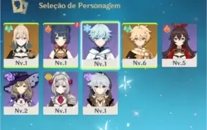 Conta geshin inpact nivel 7- jean
