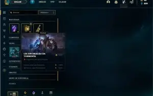 Conta bronze 4 com 27 Champs e 8 Skins + 1 Fragmento