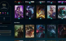 CONTA LOL - LVL 241 - 121 Champions - 56 Skins - FULL ACESSO