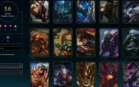 CONTA LOL - LVL 241 - 121 Champions - 56 Skins - FULL ACESSO