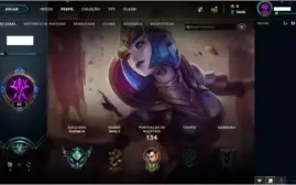 Conta lol Platina 4 com 20V e 4D, Ótima para Smurf!