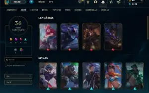 Esmeralda 4 com 80 Champs e 37 Skins