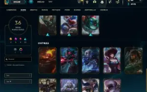 Esmeralda 4 com 80 Champs e 37 Skins