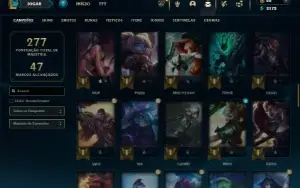 Esmeralda 4 com 80 Champs e 37 Skins