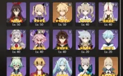 GENSHIN IMPACT - AR52, 14T5⭐Yae Miko C2 + Bis, Nahida + Bis