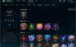 Conta Lol mais de 4K gastos por preço Bacana