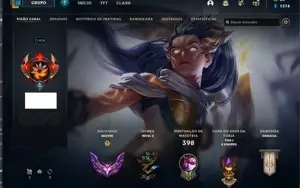 Conta lol S3, 1m300 maestria de vayne, decay do challenger