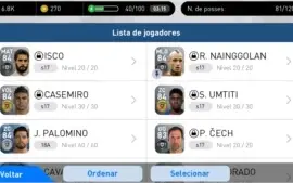 Conta PES mobile 2018