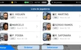 Conta PES mobile 2018