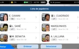 Conta PES mobile 2018