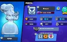 Conta Brawl Stars RARA +35,000 (Passe Ativo)