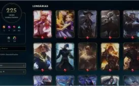 Conta de LoL +200 skins/Valorant diamante c/ skins e passes
