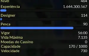 Conta 464 PokexGames