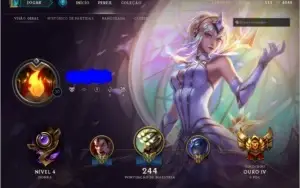 Conta lol - Aproximadamente 900 reais em skins e Gold 4