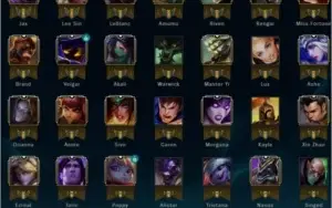 Conta ouro 1,34 champs e 8 skins.