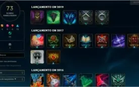 CONTA COM SKINS RARAS