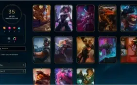 CONTA COM SKINS RARAS