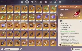 [AR60] Conta Genshin-Banner garantido com 20 T5 +8 armas T5!