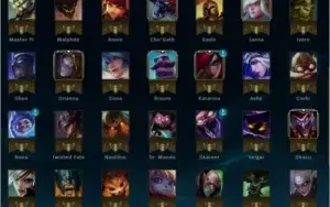 Conta League of Legends platina 2 20 Skins / 66 Campeões