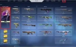 Conta Valorant gold 3 com 8 skins premium