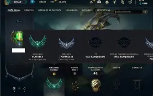Conta platina 1 com 28 Champs e 3 Skins ( 90 PDL )