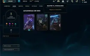 Conta platina 1 com 28 Champs e 3 Skins ( 90 PDL )