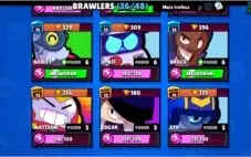 CONTA BRAWL 14K DE TROFÉUS LVL 84