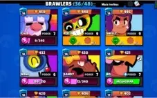 CONTA BRAWL 14K DE TROFÉUS LVL 84