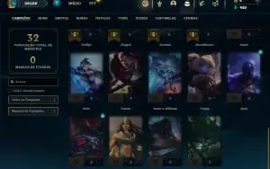 Prata 4 com 35 Champs e 3 Skins