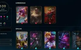 LVL 101 - 143 Champions - 109 Skins - FULL ACESSO