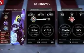 CONTA APEX LEGENDS (XBOX) WRAITH 36K MESTRE