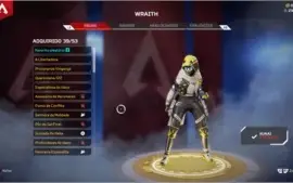 CONTA APEX LEGENDS (XBOX) WRAITH 36K MESTRE
