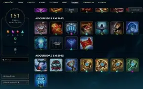 Conta League of Legends Ex Challenger