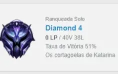 Conta Diamante | Varias Skins | Possui email de criação