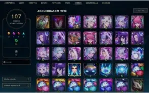 Conta Diamante | Varias Skins | Possui email de criação