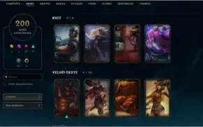 Conta rara| Season 3 | Skins vitoriosas | 200 Skins |e+
