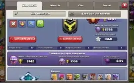 Clash of Clans CV13 obstáculos raros/troféus lendários