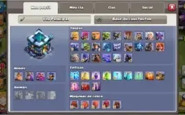Clash of Clans CV13 obstáculos raros/troféus lendários