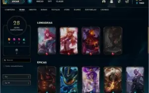 Conta lol platina